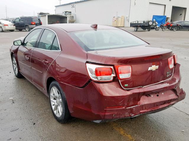 1G11C5SL3FF110863 - 2015 CHEVROLET MALIBU 1LT BURGUNDY photo 3