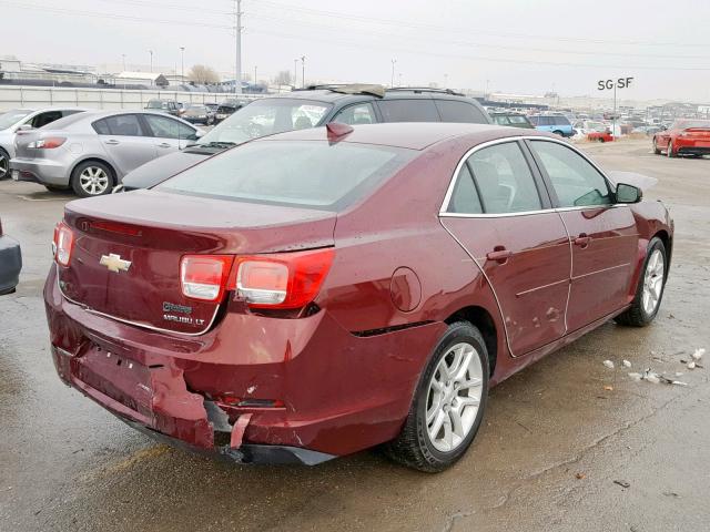 1G11C5SL3FF110863 - 2015 CHEVROLET MALIBU 1LT BURGUNDY photo 4