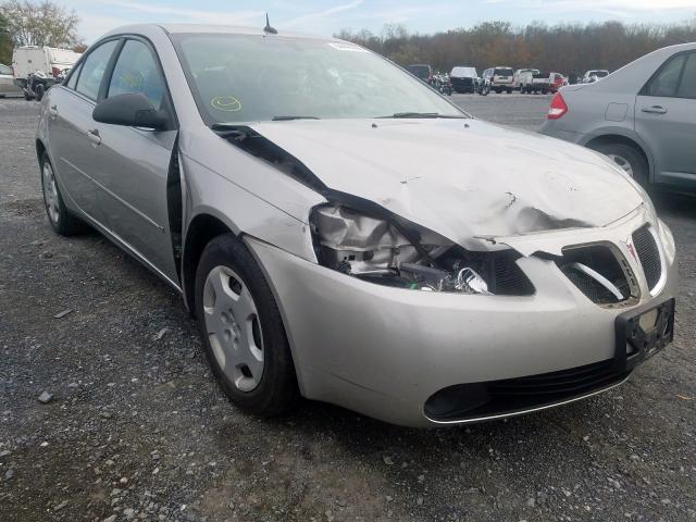 1G2ZF57B084299671 - 2008 PONTIAC G6 VALUE L GRAY photo 1