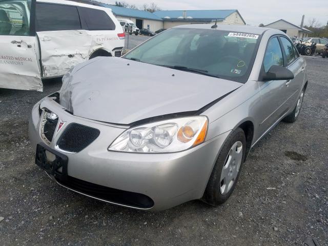 1G2ZF57B084299671 - 2008 PONTIAC G6 VALUE L GRAY photo 2