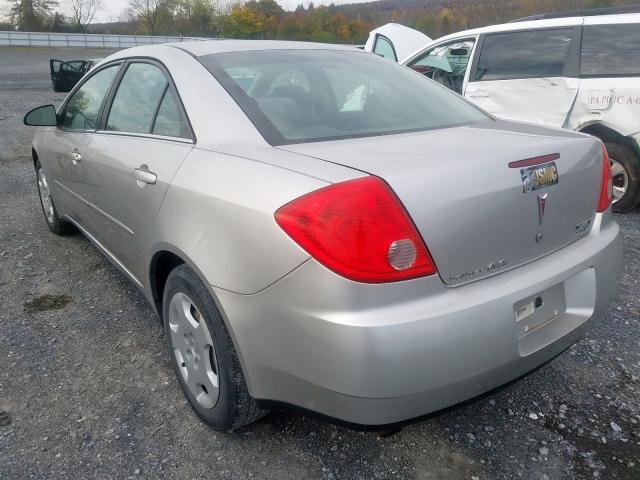 1G2ZF57B084299671 - 2008 PONTIAC G6 VALUE L GRAY photo 3