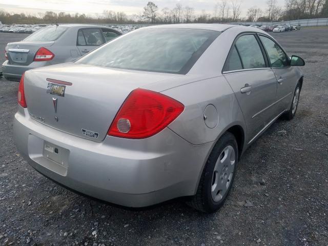 1G2ZF57B084299671 - 2008 PONTIAC G6 VALUE L GRAY photo 4