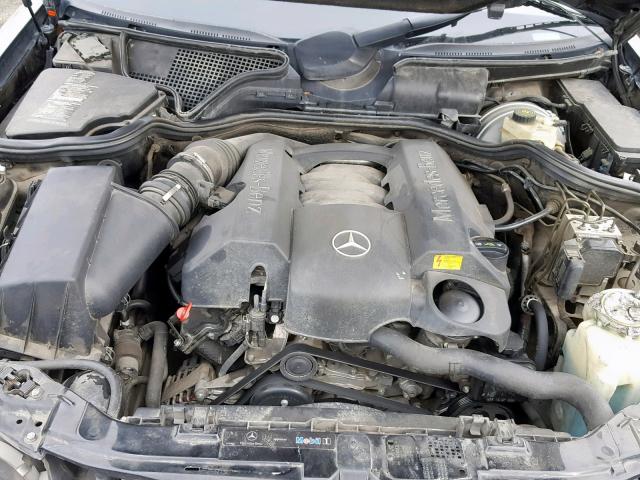 WDBJF65J12B494236 - 2002 MERCEDES-BENZ E 320 BLACK photo 7