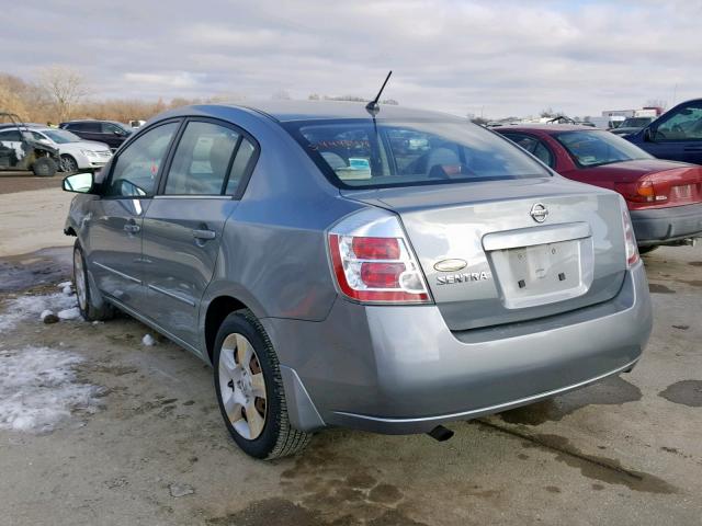 3N1AB61E78L689936 - 2008 NISSAN SENTRA 2.0 GRAY photo 3