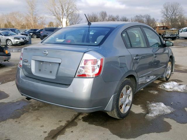 3N1AB61E78L689936 - 2008 NISSAN SENTRA 2.0 GRAY photo 4