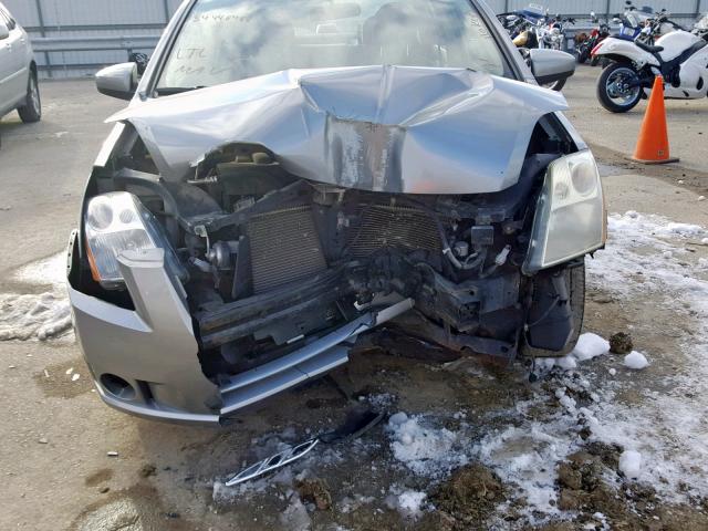 3N1AB61E78L689936 - 2008 NISSAN SENTRA 2.0 GRAY photo 9