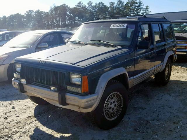 1J4FT78S9SL521147 - 1995 JEEP CHEROKEE C GREEN photo 2