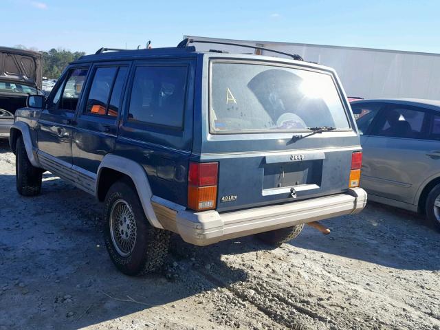 1J4FT78S9SL521147 - 1995 JEEP CHEROKEE C GREEN photo 3