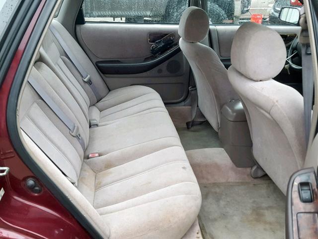 4T1BF12B8TU123971 - 1996 TOYOTA AVALON XL MAROON photo 6