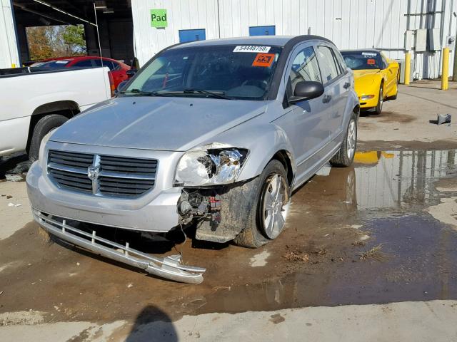 1B3HB48B77D554148 - 2007 DODGE CALIBER SX SILVER photo 2