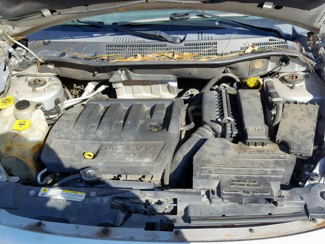 1B3HB48B77D554148 - 2007 DODGE CALIBER SX SILVER photo 7