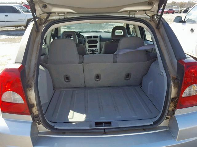 1B3HB48B77D554148 - 2007 DODGE CALIBER SX SILVER photo 9