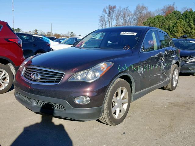 JN1AJ0HP2AM700280 - 2010 INFINITI EX35 BASE PURPLE photo 2