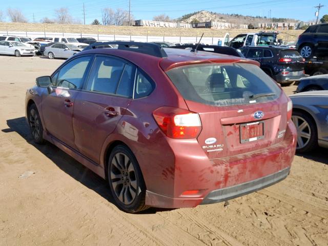 JF1GPAT68F8307562 - 2015 SUBARU IMPREZA SP RED photo 3