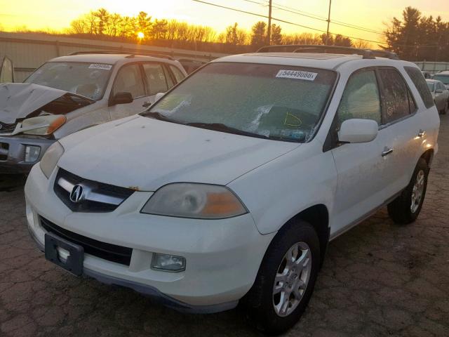 2HNYD18875H531846 - 2005 ACURA MDX TOURIN WHITE photo 2