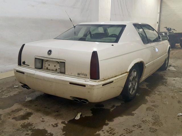 1G6ET12941B105969 - 2001 CADILLAC ELDORADO T WHITE photo 4