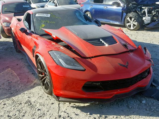 1G1YS2D67G5603864 - 2016 CHEVROLET CORVETTE 2 RED photo 1