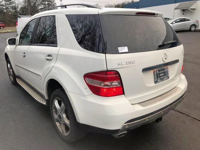 4JGBB86E98A330001 - 2008 MERCEDES-BENZ ML 350 WHITE photo 2