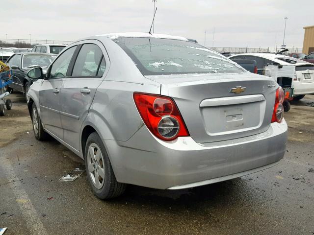 1G1JB5SH8F4126065 - 2015 CHEVROLET SONIC LS 银色 照片 3