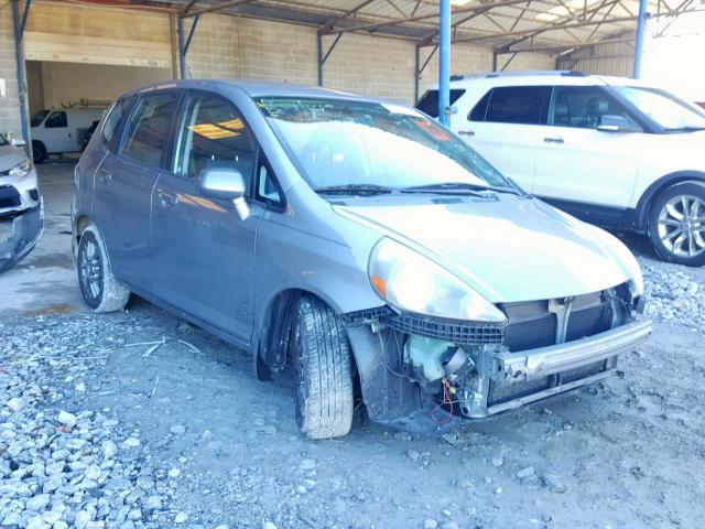 JHMGD38487S026709 - 2007 HONDA FIT SILVER photo 1