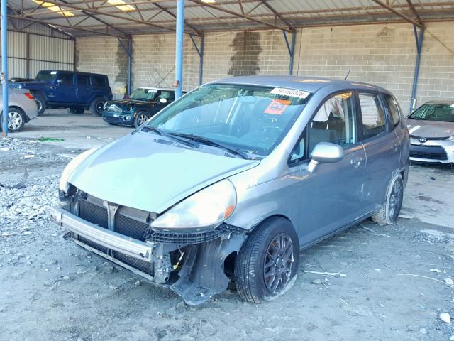 JHMGD38487S026709 - 2007 HONDA FIT SILVER photo 2