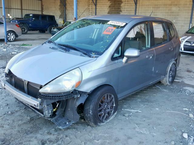 JHMGD38487S026709 - 2007 HONDA FIT SILVER photo 9