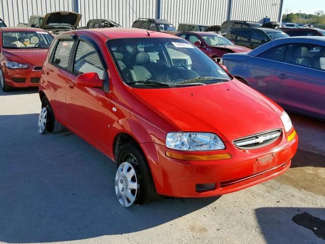 KL1TD66687B711032 - 2007 CHEVROLET AVEO BASE Qırmızı foto 1