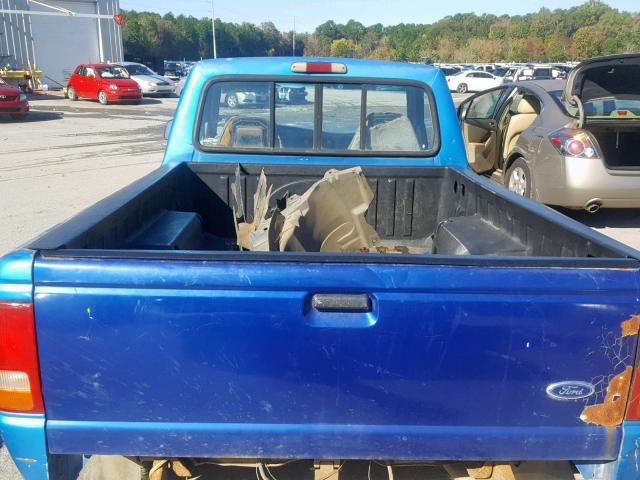 1FTCR10A3SUA26086 - 1995 FORD RANGER BLUE photo 6