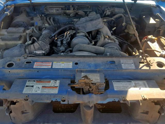 1FTCR10A3SUA26086 - 1995 FORD RANGER BLUE photo 7