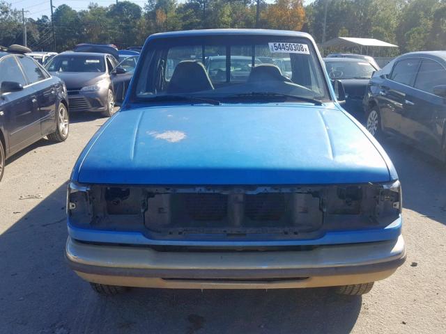 1FTCR10A3SUA26086 - 1995 FORD RANGER BLUE photo 9