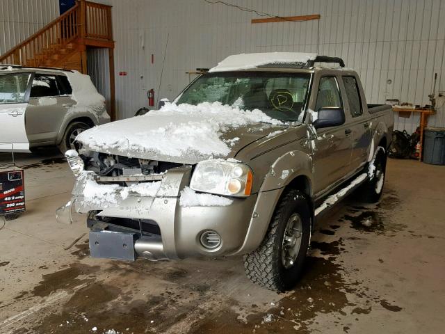 1N6ED27T03C464475 - 2003 NISSAN FRONTIER C TAN photo 2