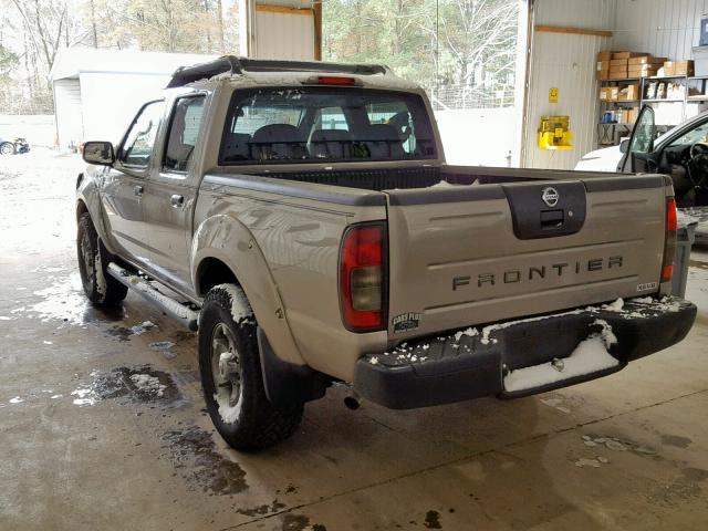 1N6ED27T03C464475 - 2003 NISSAN FRONTIER C TAN photo 3