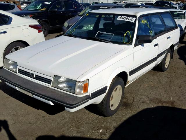 JF2AN53B0HE478256 - 1987 SUBARU GL 4WD WHITE photo 2