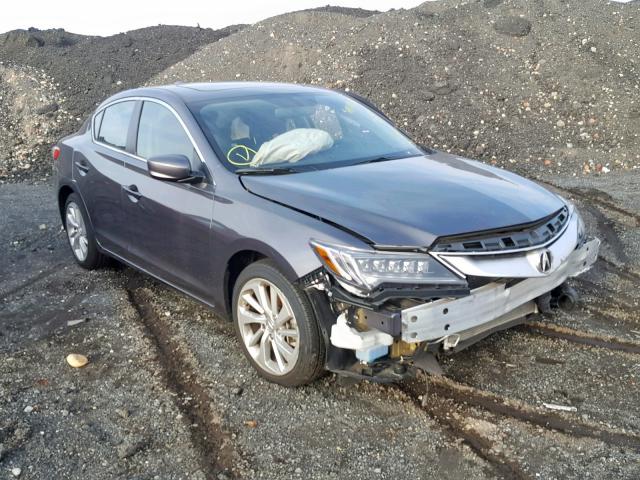 19UDE2F70JA005957 - 2018 ACURA ILX PREMIU GRAY photo 1