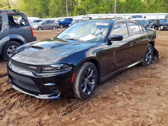 2C3CDXHG0KH566870 - 2019 DODGE CHARGER GT BLACK photo 2