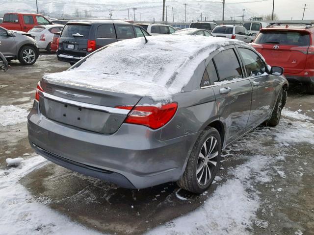 1C3CCBBB5DN609838 - 2013 CHRYSLER 200 TOURIN GRAY photo 4