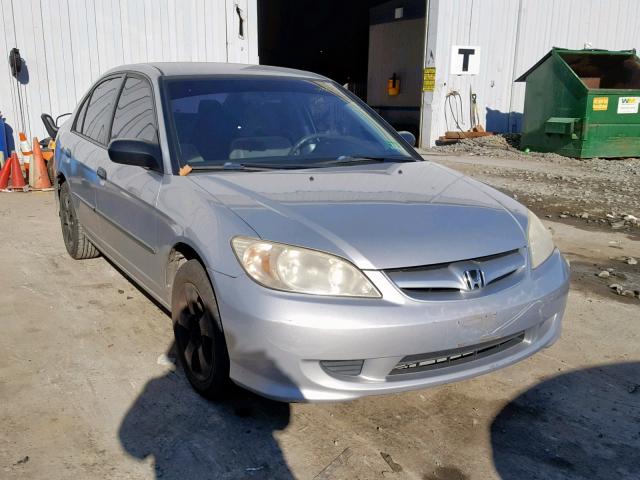 2HGES163X5H575217 - 2005 HONDA CIVIC DX V SILVER photo 1