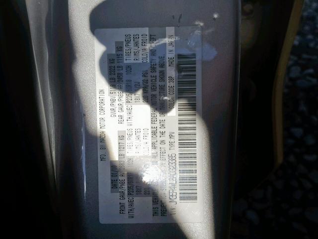 JM3ER4WL8A0323385 - 2010 MAZDA CX-7 SILVER photo 10