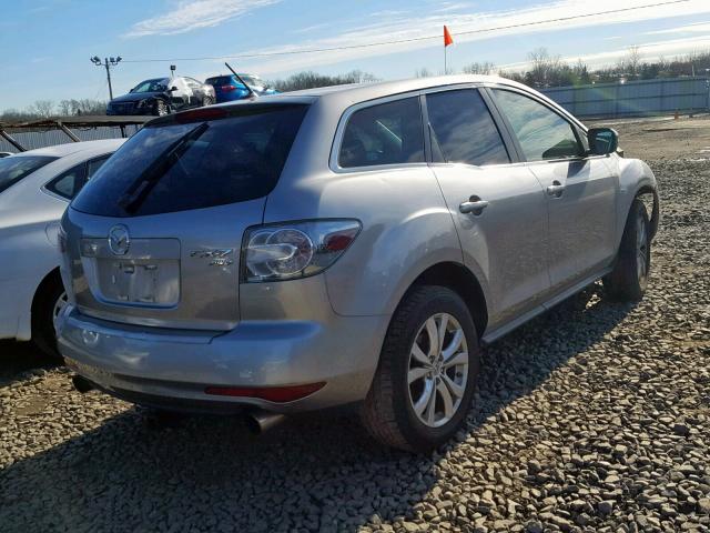 JM3ER4WL8A0323385 - 2010 MAZDA CX-7 SILVER photo 4