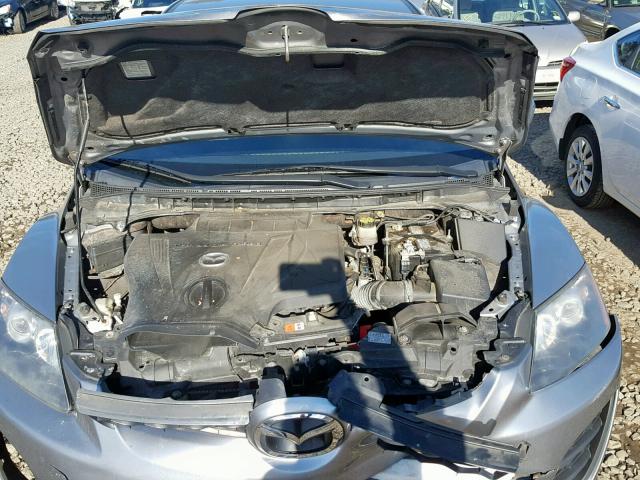 JM3ER4WL8A0323385 - 2010 MAZDA CX-7 SILVER photo 7