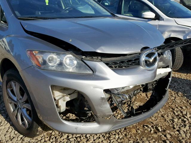 JM3ER4WL8A0323385 - 2010 MAZDA CX-7 SILVER photo 9