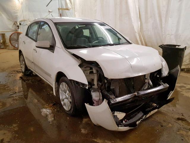 3N1AB6AP6CL683619 - 2012 NISSAN SENTRA 2.0 WHITE photo 1