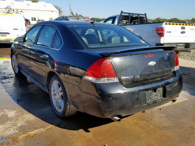 2G1WC5E31C1100272 - 2012 CHEVROLET IMPALA LTZ BLACK photo 3