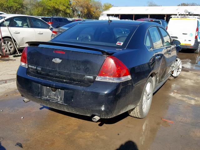 2G1WC5E31C1100272 - 2012 CHEVROLET IMPALA LTZ BLACK photo 4