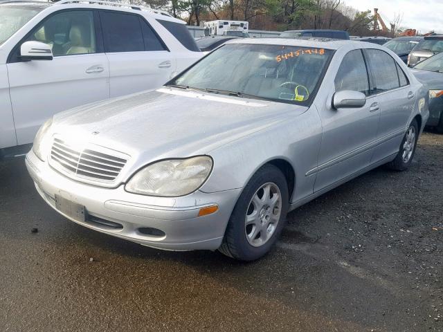 WDBNG70J92A314275 - 2002 MERCEDES-BENZ S 430 SILVER photo 2