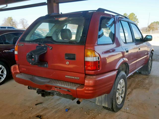 4S6DM58W614400475 - 2001 HONDA PASSPORT E ნარინჯისფერი ფოტო 4