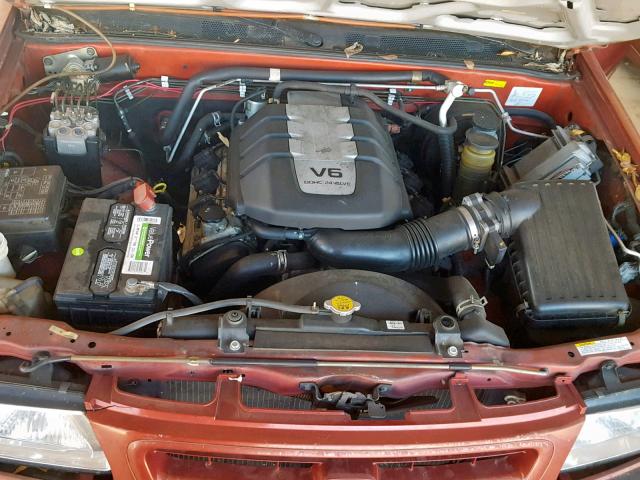 4S6DM58W614400475 - 2001 HONDA PASSPORT E ნარინჯისფერი ფოტო 7