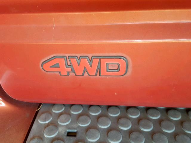 4S6DM58W614400475 - 2001 HONDA PASSPORT E ნარინჯისფერი ფოტო 9