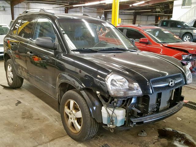 KM8JM12B05U080120 - 2005 HYUNDAI TUCSON GL BLACK photo 1