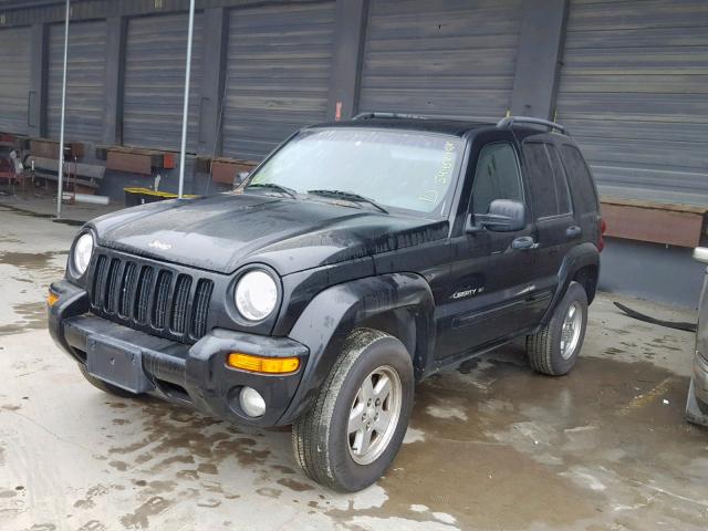 1J4GL58K62W124941 - 2002 JEEP LIBERTY LI BLACK photo 2